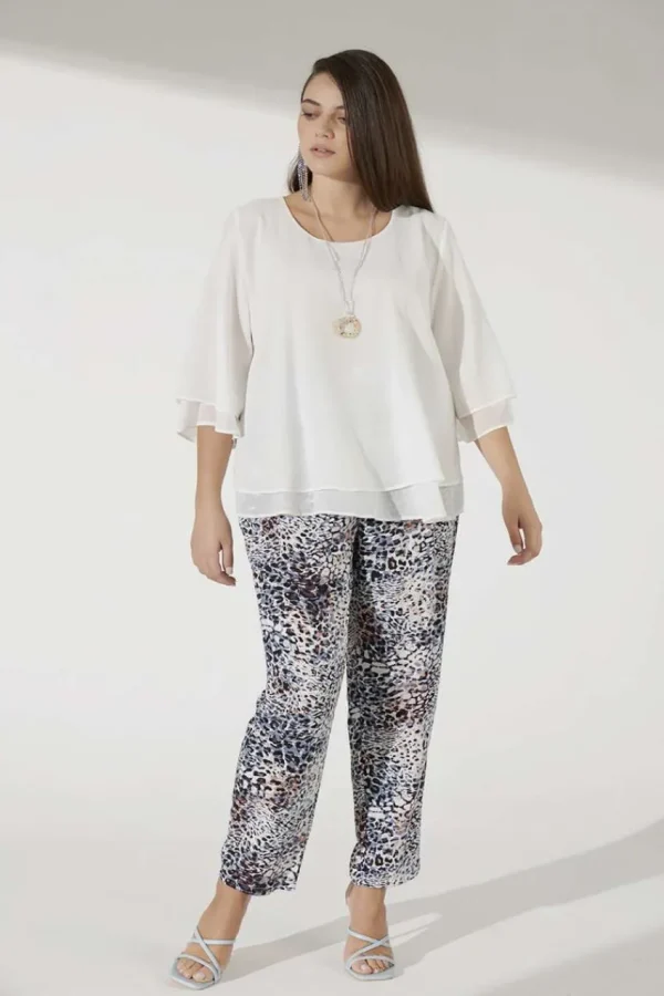 Talissa Mode Pantalone maculato taglie comode Best