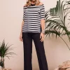 Mealys Pantalone trombetta classico taglie comode Fashion