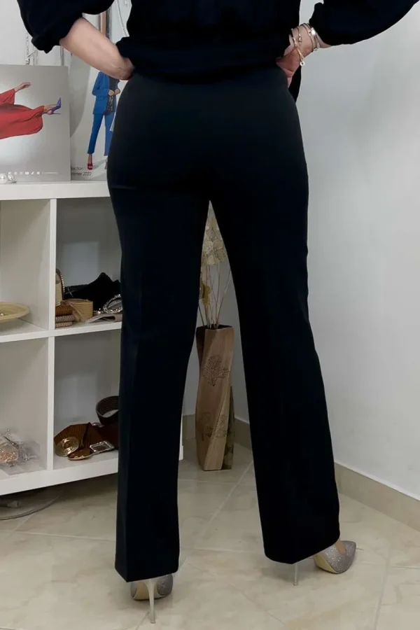 Mealys Pantalone trombetta classico taglie comode Fashion