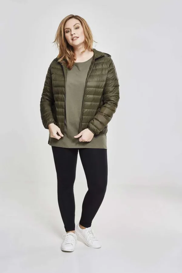 Urban Classics Piumino basic con cappuccio taglie comode Outlet