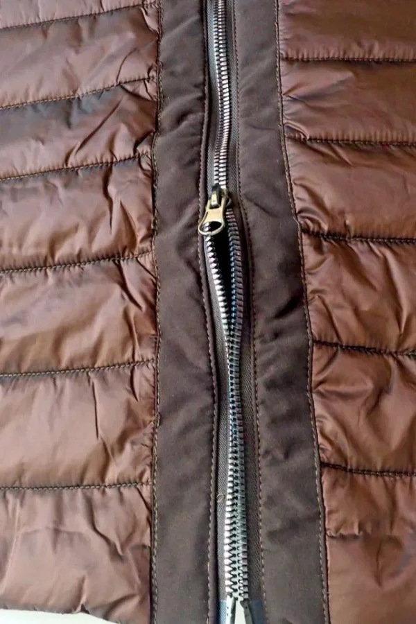 Navigazione Piumino trapuntato con manica Softshell taglie comode Clearance