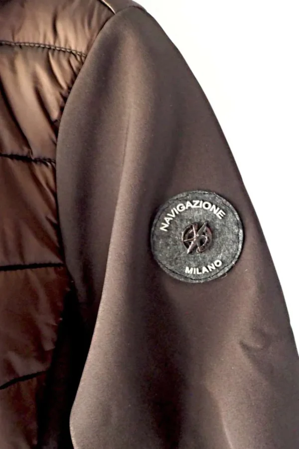 Navigazione Piumino trapuntato con manica Softshell taglie comode Clearance