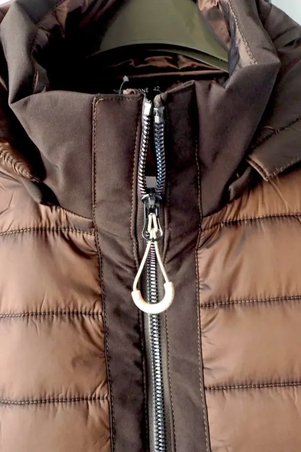 Navigazione Piumino trapuntato con manica Softshell taglie comode Clearance