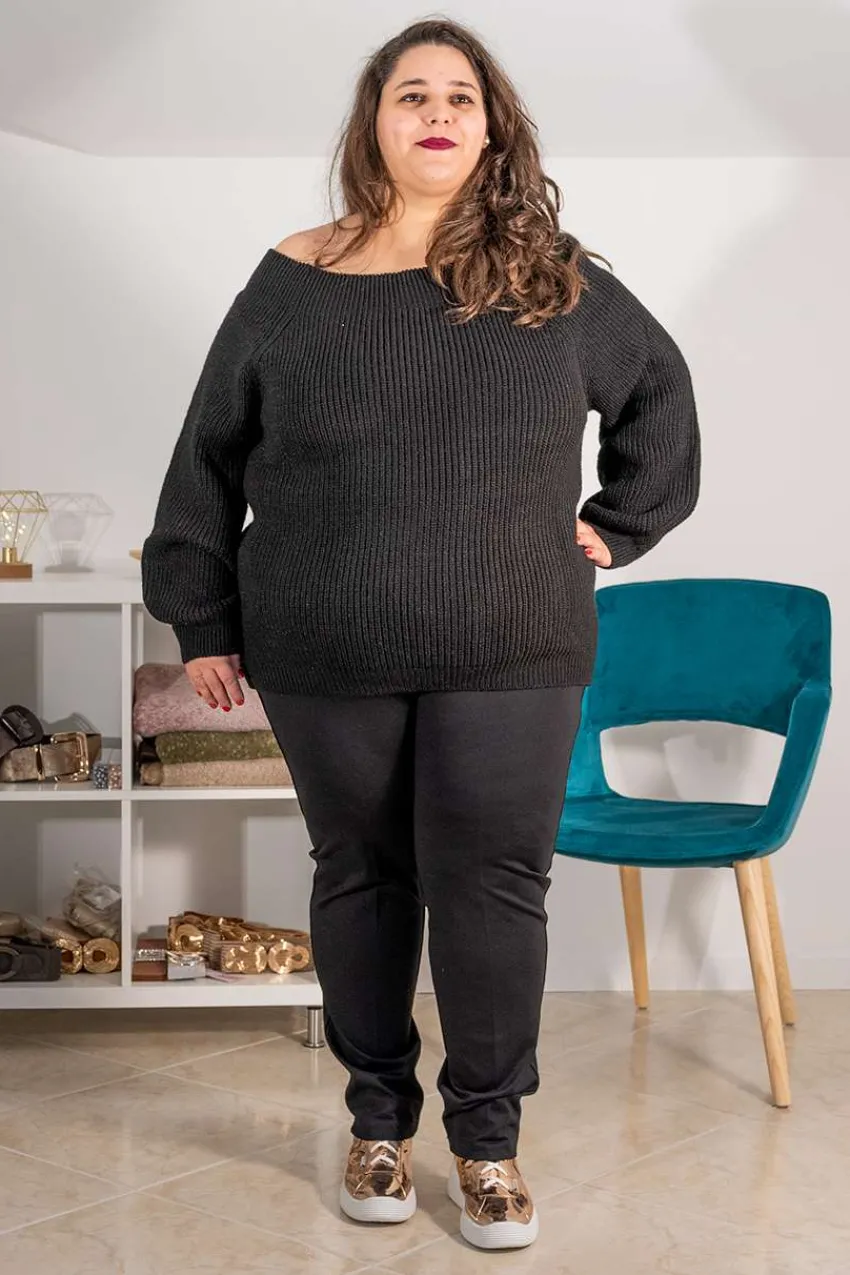 pullover_con_spalle_scope_0.webp Mat Fashion Pullover con spalle scoperte taglie comode Sale