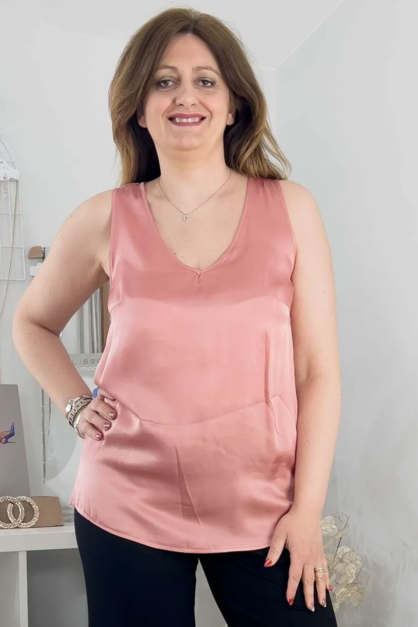 top_in_raso_di_viscosa_ta_0.webp Mealys Top in raso di viscosa taglie comode Outlet