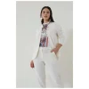 Jiveley T-shirt collo rotondo con stampa maiolica taglie comode New
