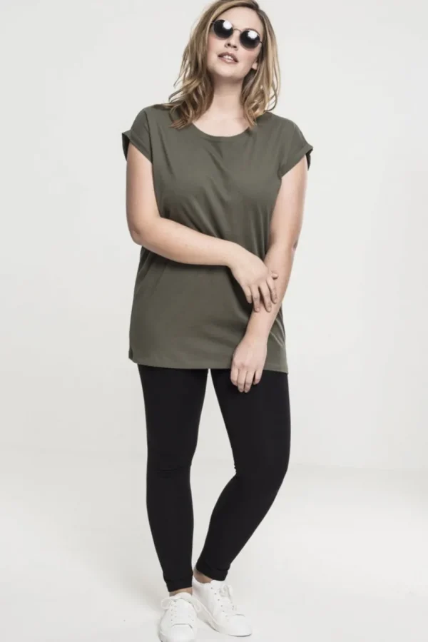 Urban Classics T-shirt con maniche a cappuccio taglie forti Hot