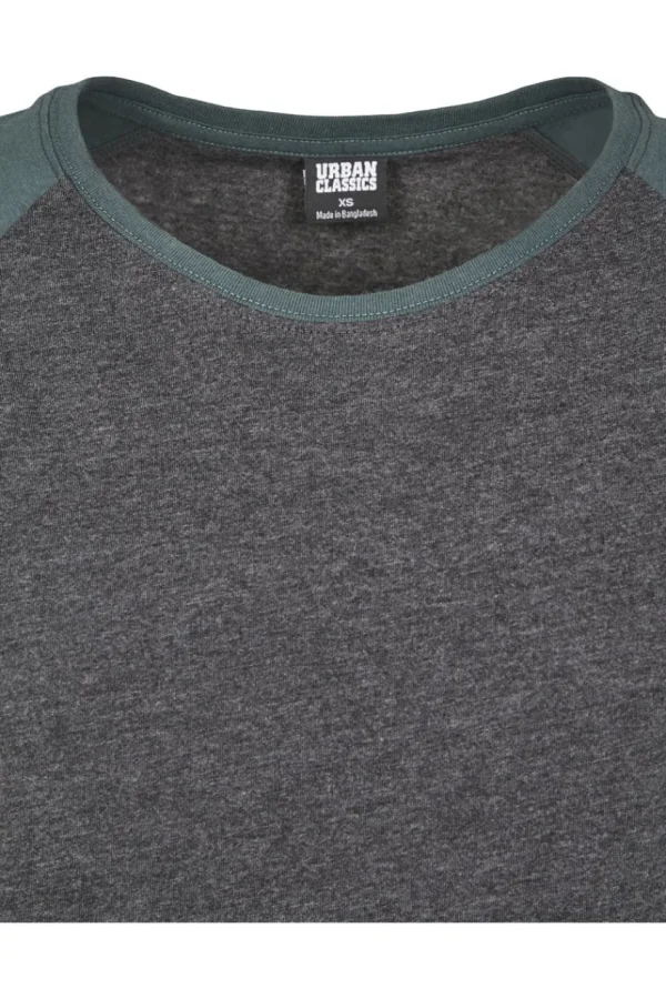 Urban Classics T-shirt con maniche raglan a contrasto taglie forti Outlet