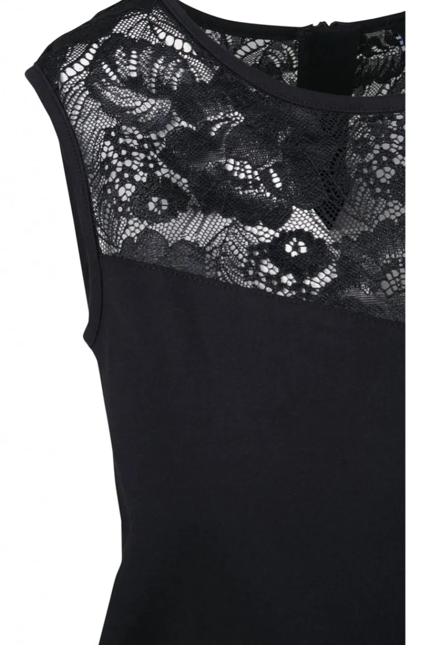 Urban Classics Tuta inserti in pizzo taglie forti Best