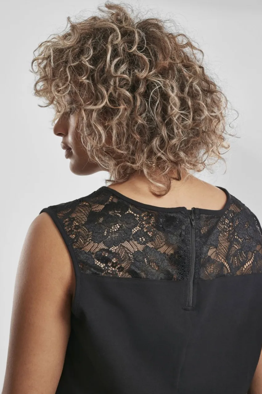 Urban Classics Tuta inserti in pizzo taglie forti Best